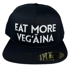 Eat More VegʻĀINA Flatbill Hat