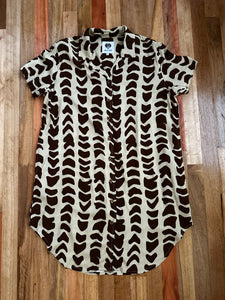Hebrew cone aloha shirt dress
