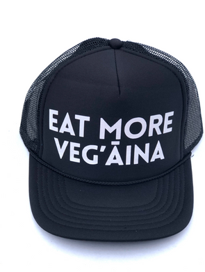 Black and white trucker hat