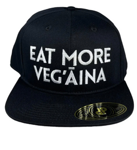 Eat More VegʻĀINA Flatbill Hat