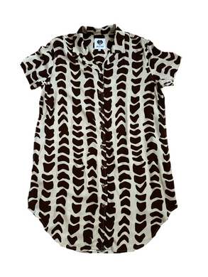 Hebrew cone aloha shirt dress