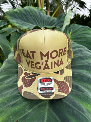 Eat More Veg’ĀINA trucker hat